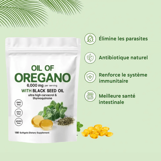 Gélules d'huile d'Origan - Boost votre santé, bien-être BF