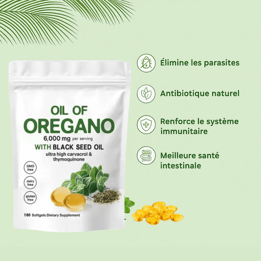 Gélules d'huile d'Origan - Boost votre santé, bien-être BF