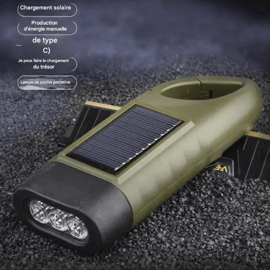 Lampe solaire à recharge manuelle BF
