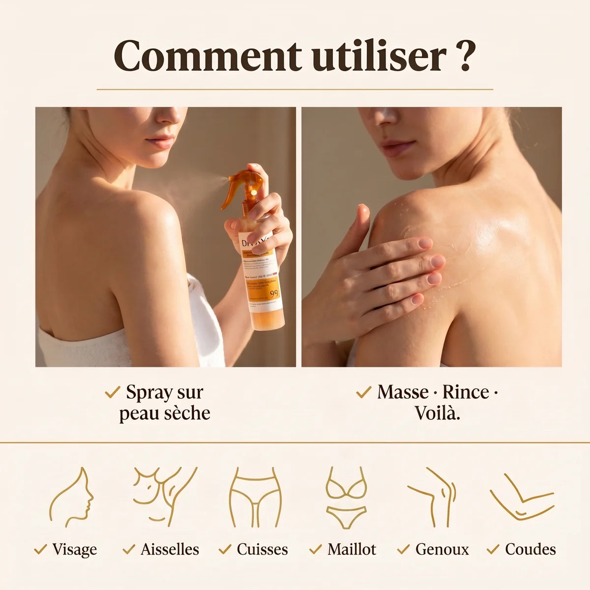 Spray Exfoliant Doré BF