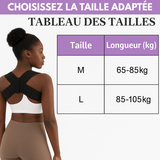 Ceinture de correction de posture dorsale BF