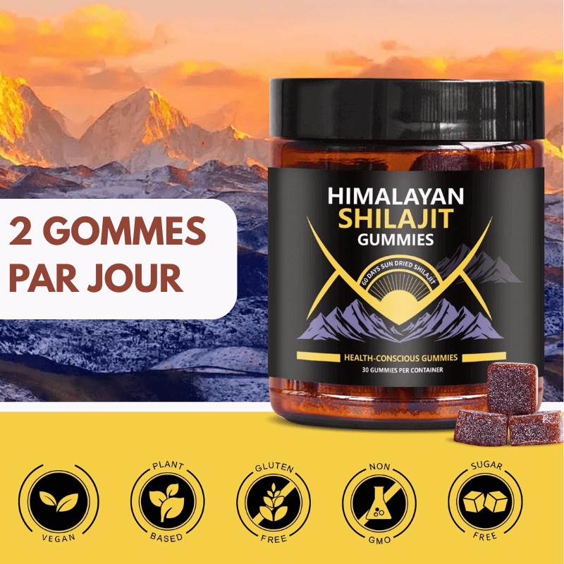 Shilajit Naturel en Gommes NG