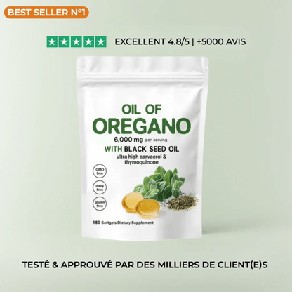 Gélules d'huile d'Origan - Boost votre santé, bien-être BF