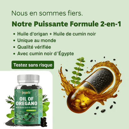 Gommes d'huile d'Origan - Boost votre santé, bien-être CH