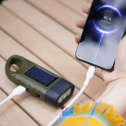 Lampe solaire à recharge manuelle BF
