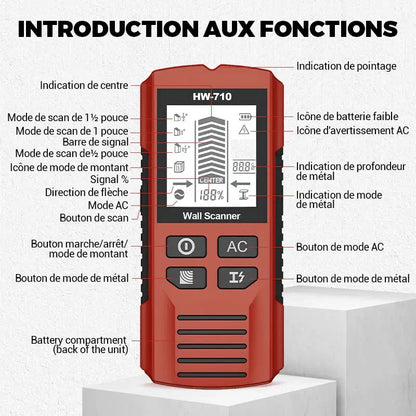 Détecteur mural portable BF
