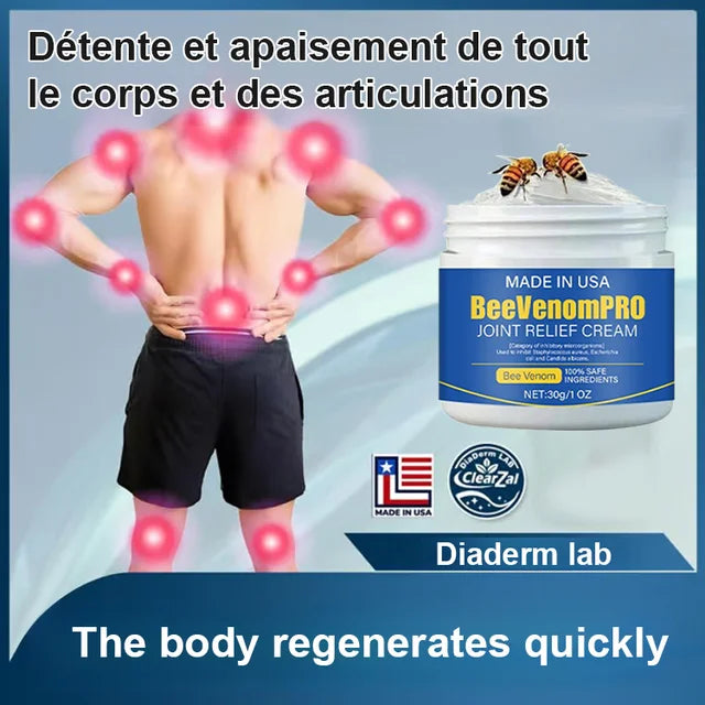 Crème pour articulations au venin d'abeille ML