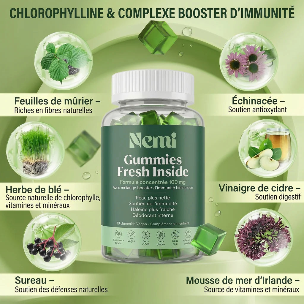 Gummies Anti-Odeur Déodorant Interne NG