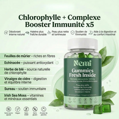 Gummies Anti-Odeur Déodorant Interne NG